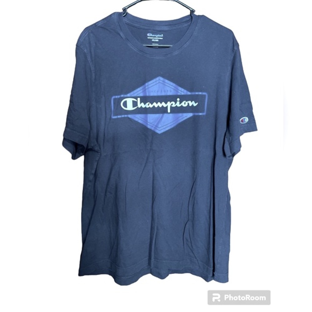 Champion Blue Logo Brand T-shirt